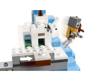 LEGO 21243 Minecraft Ośnieżone szczyty
