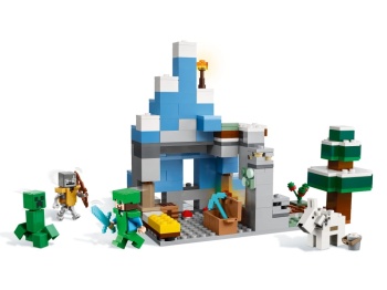 LEGO 21243 Minecraft Ośnieżone szczyty