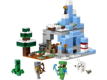 LEGO 21243 Minecraft Ośnieżone szczyty