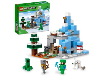 LEGO 21243 Minecraft Ośnieżone szczyty