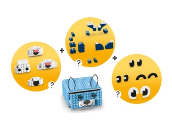 LEGO 41805 DOTS Kreatywny zwierzak — szuflada