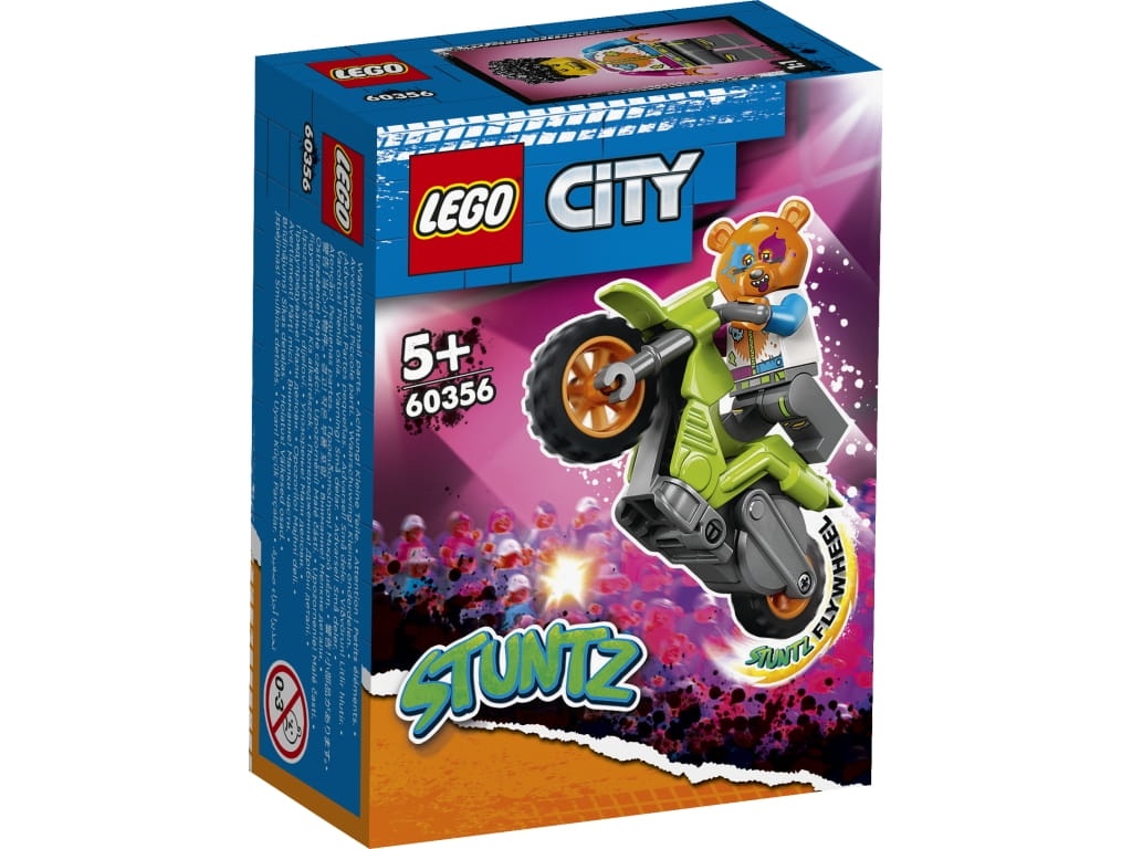 LEGO 60356 City Motocykl kaskaderski z niedźwiedziem