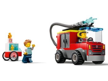 LEGO 60375 City Remiza strażacka i wóz strażacki