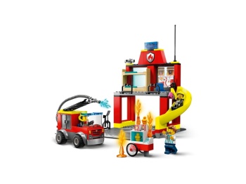 LEGO 60375 City Remiza strażacka i wóz strażacki