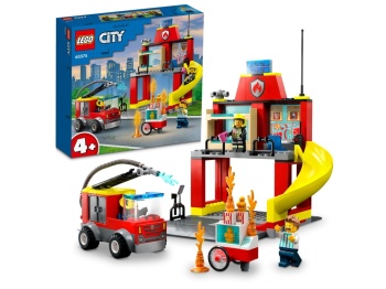 LEGO 60375 City Remiza strażacka i wóz strażacki