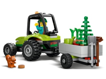 LEGO 60390 City Traktor w parku