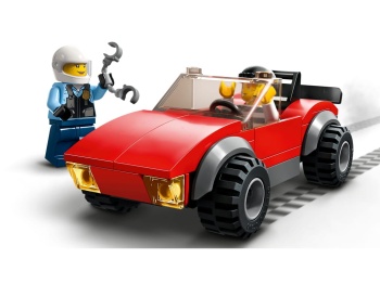 LEGO 60392 City Motocykl policyjny – pościg za samochodem