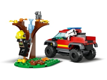 LEGO 60393 City Wóz strażacki 4x4 – misja ratunkowa