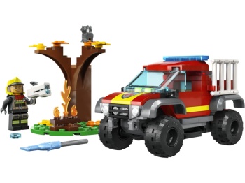 LEGO 60393 City Wóz strażacki 4x4 – misja ratunkowa