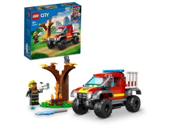 LEGO 60393 City Wóz strażacki 4x4 – misja ratunkowa