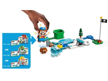 LEGO 71415 Super Mario Mario – lodowy strój i kraina lodu – zestaw rozszerzający