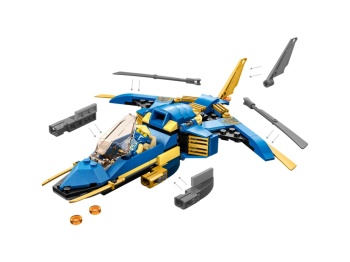LEGO 71784 Ninjago Odrzutowiec ponaddźwiękowy Jay’a EVO