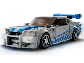 LEGO 76917 Speed Champions Nissan Skyline GT-R (R34) z filmu „Za szybcy, za wściekli”