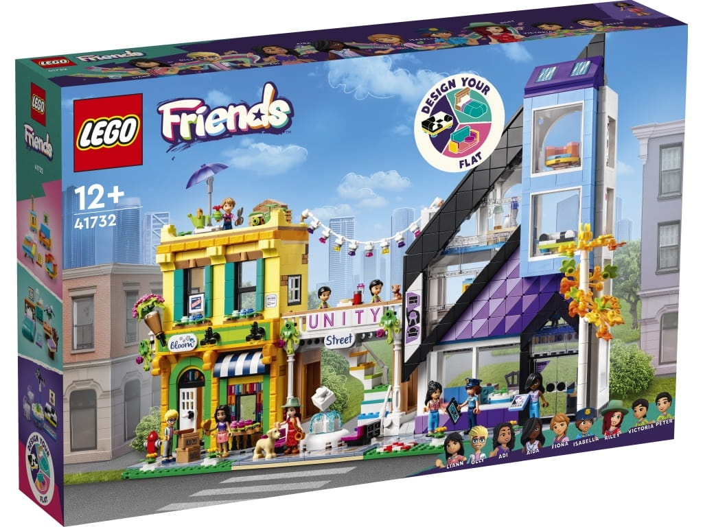 LEGO 41732 Friends Sklep wnętrzarski i kwiaciarnia w śródmieściu