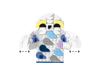 LEGO 41809 DOTS Pojemnik na długopisy w kształcie Hedwigi™