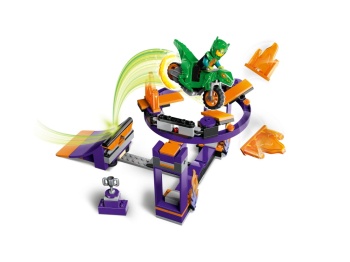 LEGO 60359 City Wyzwanie kaskaderskie – rampa z kołem do przeskakiwania