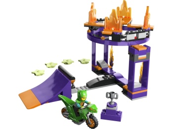 LEGO 60359 City Wyzwanie kaskaderskie – rampa z kołem do przeskakiwania