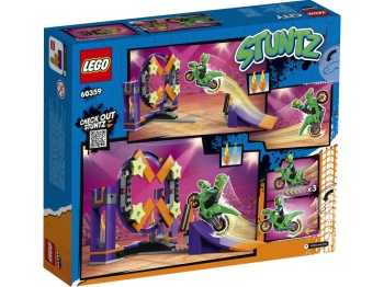 LEGO 60359 City Wyzwanie kaskaderskie – rampa z kołem do przeskakiwania