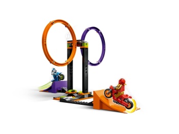 LEGO 60360 City Wyzwanie kaskaderskie – obracające się okręgi