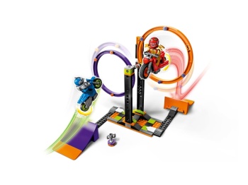 LEGO 60360 City Wyzwanie kaskaderskie – obracające się okręgi