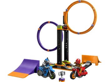 LEGO 60360 City Wyzwanie kaskaderskie – obracające się okręgi