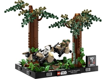 LEGO 75353 Star Wars Diorama: pości na ścigaczach na Endorze