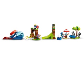 LEGO 76990 Sonic the Hedgehog Wyzwanie z pędzącą kulą