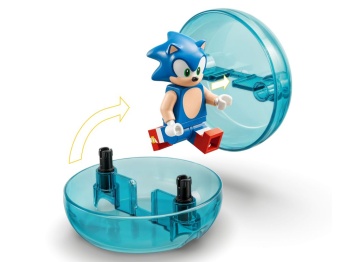 LEGO 76990 Sonic the Hedgehog Wyzwanie z pędzącą kulą