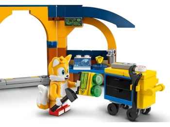 LEGO 76991 Sonic the Hedgehog Tails z warsztatem i samolot Tornado