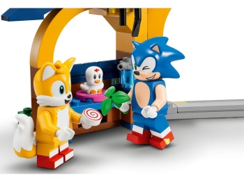 LEGO 76991 Sonic the Hedgehog Tails z warsztatem i samolot Tornado