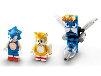 LEGO 76991 Sonic the Hedgehog Tails z warsztatem i samolot Tornado