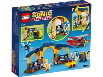 LEGO 76991 Sonic the Hedgehog Tails z warsztatem i samolot Tornado