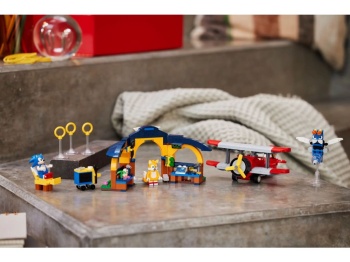 LEGO 76991 Sonic the Hedgehog Tails z warsztatem i samolot Tornado