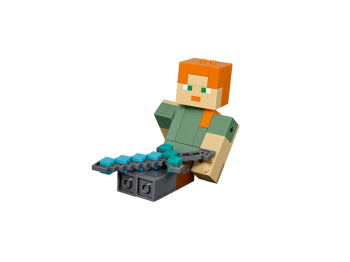 LEGO Minecraft 21149 BigFig - Alex z kurczakiem