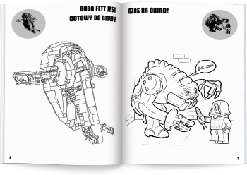 LEGO NA6302 STAR WARS KOLOROWANKA Z NAKLEJKAMI
