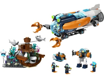 LEGO 60379 City Łódź podwodna badacza dna morskiego
