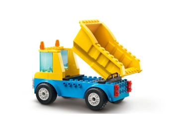 LEGO 60391 City Ciężarówki i dźwig z kulą wyburzeniową