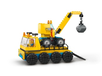LEGO 60391 City Ciężarówki i dźwig z kulą wyburzeniową