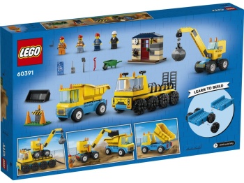 LEGO 60391 City Ciężarówki i dźwig z kulą wyburzeniową