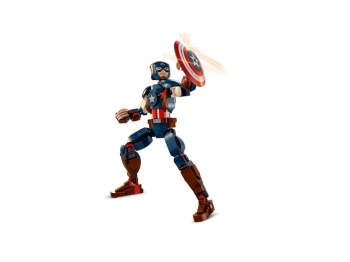 LEGO 76258 Super Heroes Figurka Kapitana Ameryki do zbudowania