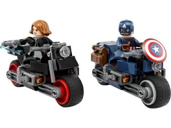 LEGO 76260 Super Heroes Motocykle Czarnej Wdowy i Kapitana Ameryki