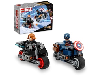 LEGO 76260 Super Heroes Motocykle Czarnej Wdowy i Kapitana Ameryki