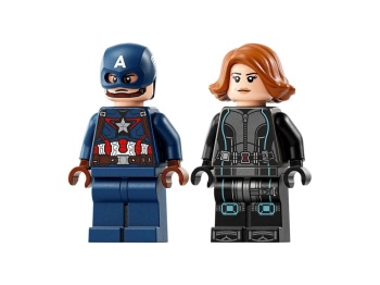 LEGO 76260 Super Heroes Motocykle Czarnej Wdowy i Kapitana Ameryki