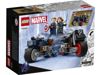 LEGO 76260 Super Heroes Motocykle Czarnej Wdowy i Kapitana Ameryki