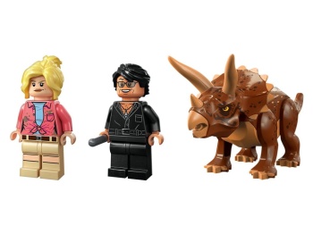 LEGO 76959 Jurassic World Badanie triceratopsa