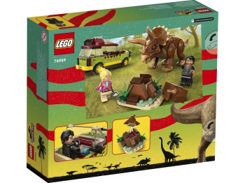 LEGO 76959 Jurassic World Badanie triceratopsa