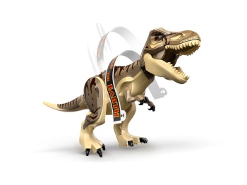 LEGO 76961 Jurassic World Centrum dla odwiedzających: atak tyranozaura i raptora
