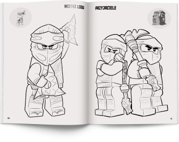 LEGO NA6704 NINJAGO KOLOROWANKA Z NAKLEJKAMI