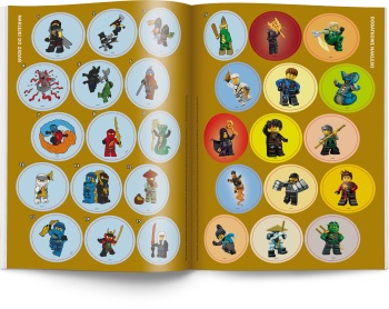 LEGO NA6704 NINJAGO KOLOROWANKA Z NAKLEJKAMI
