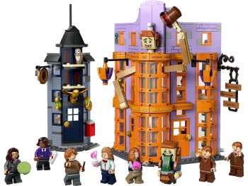 LEGO 76422 Harry Potter Ulica Pokątna: Magiczne dowcipy Weasleyów